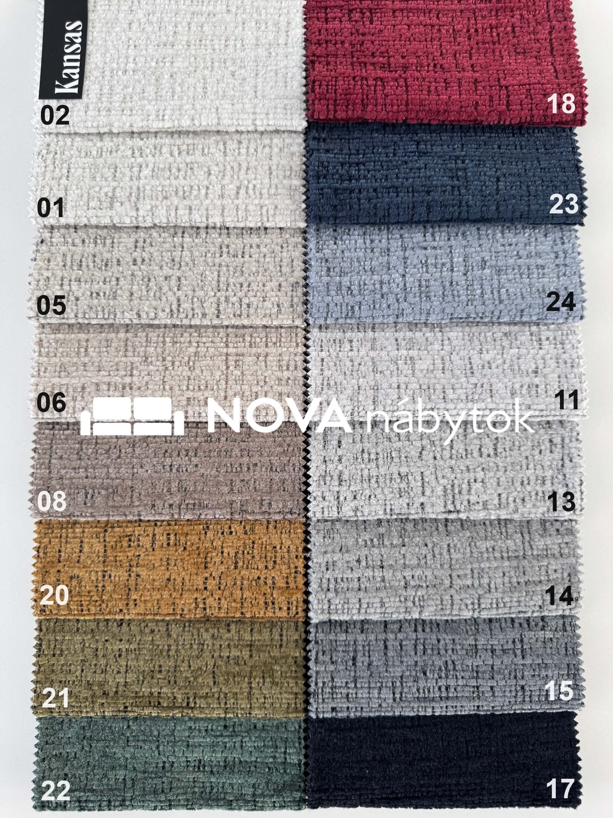 Kansas potahová látka Nábytek NOVA